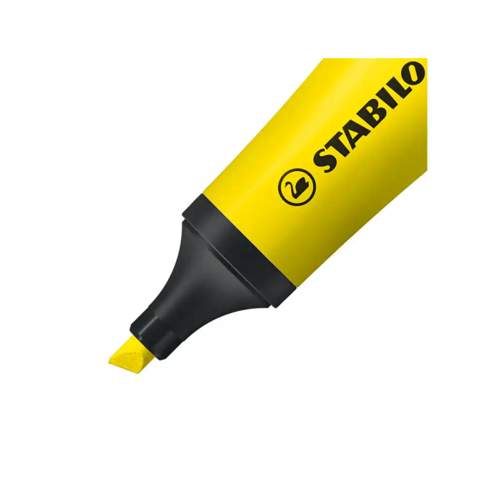 Stabilo Marcador Fluorescente Neon Amarillo Caja 10 Ud con Tecnología Antisecado 1