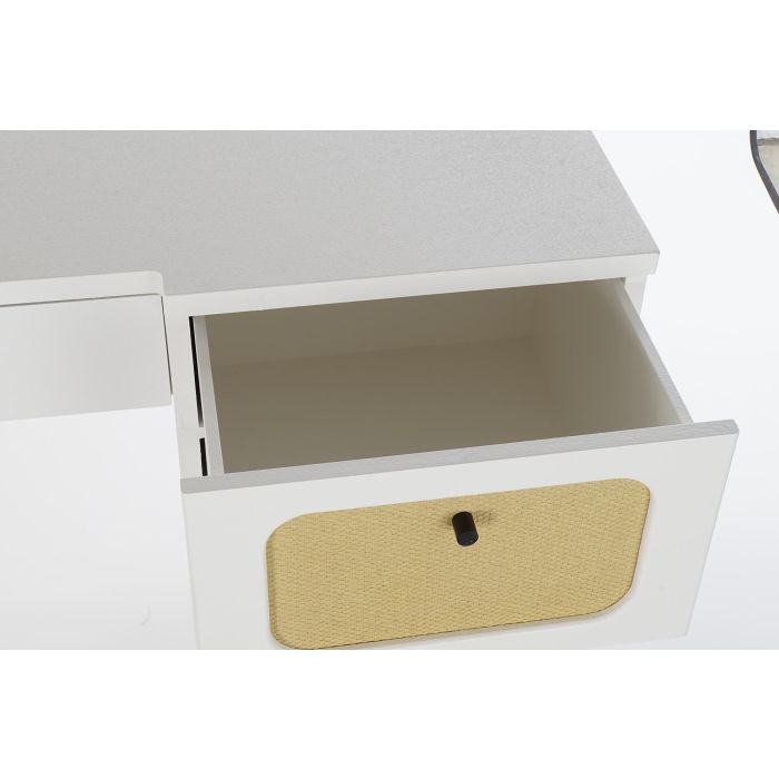 Escritorio Home Office DKD Home Decor Blanco 50 x 76 x 140 cm 4 Escritorio Home Office DKD Home Decor Blanco 50 x 76 x 140 cm 4