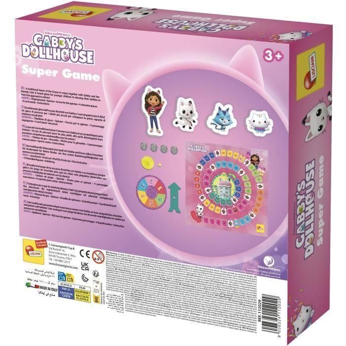Liscianigiochi LIS8008324112029 Juego de la Oca Gabby y la Casa Mágica, Juego de Mesa para Niños a Partir de 3 Años 3 Liscianigiochi LIS8008324112029 Juego de la Oca Gabby y la Casa Mágica, Juego de Mesa para Niños a Partir de 3 Años 3