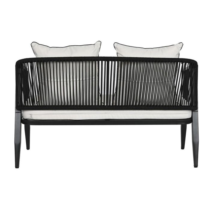 Sofa DKD Home Decor Negro Blanco 66 x 72 x 123 cm Set de 4 9 Sofa DKD Home Decor Negro Blanco 66 x 72 x 123 cm Set de 4 9