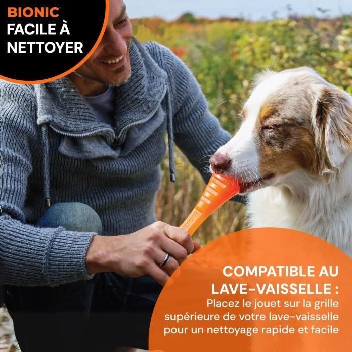 Juguete para perros - BIONIC - Urban stick - Tamaño Mediano 23 cm - Fabricado en caucho ultra resistente - libre de plomo, BPA y ftalatos 2 Juguete para perros - BIONIC - Urban stick - Tamaño Mediano 23 cm - Fabricado en caucho ultra resistente - libre de plomo, BPA y ftalatos 2