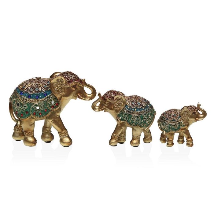 Figura Elefante 8 cm - Versa - Resina (2 Unidades) 1