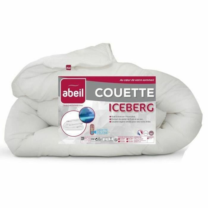 Abeil Edredón Ligero Iceberg con Tratamiento Feran Ice. Efecto Refrigerante, Transpirable, Ideal Verano >22°C, Oeko-Tex, 200x200 cm Abeil Edredón Ligero Iceberg con Tratamiento Feran Ice. Efecto Refrigerante, Transpirable, Ideal Verano >22°C, Oeko-Tex, 200x200 cm