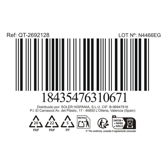 -28- Sarten Acero Ind. 28Cm/0.7Mm Quttin Caesar (4 Unidades) 6