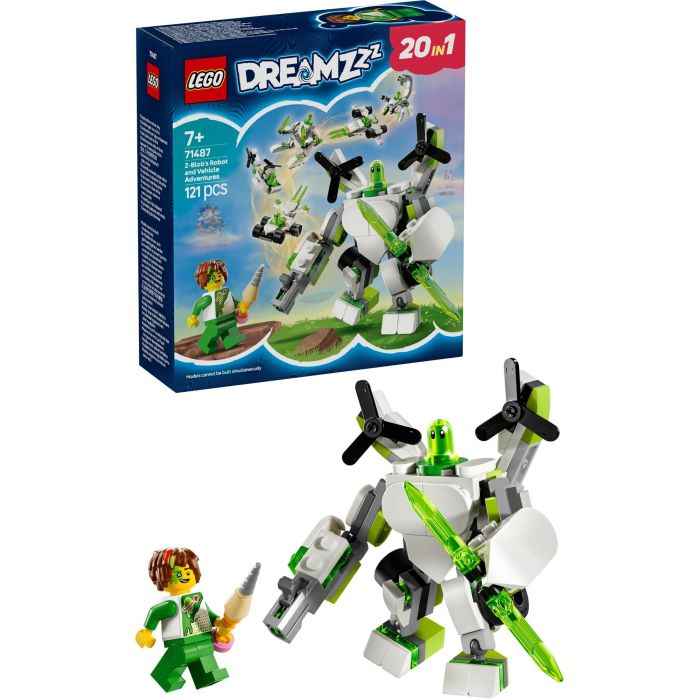 LEGO 71487 DREAMZzz Aventuras de Z-Blob: Robots y Vehículos Transformables, Set de Construcción y Juego de Rol 20 en 1 12 LEGO 71487 DREAMZzz Aventuras de Z-Blob: Robots y Vehículos Transformables, Set de Construcción y Juego de Rol 20 en 1 12