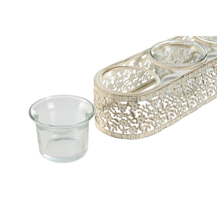 Portavela Shabby DKD Home Decor Crema 7 x 5 x 31 cm 2 Portavela Shabby DKD Home Decor Crema 7 x 5 x 31 cm 2