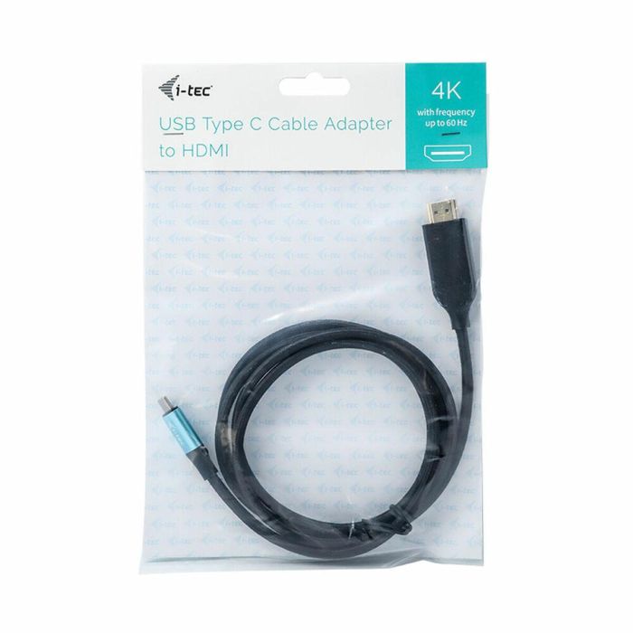 Cable USB-C a HDMI i-Tec C31CBLHDMI60HZ2M Negro 2 m 4K Ultra HD 1