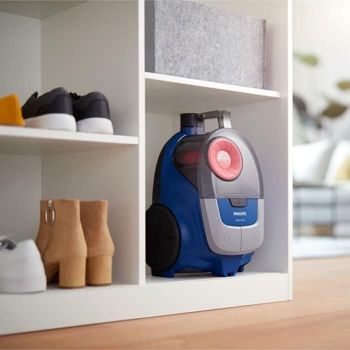 PHILIPS XB2123/09 - Aspirador de bidón sin bolsa - 850 W - Compacto - 1,3 L - Azul oscuro/Melocotón 5 PHILIPS XB2123/09 - Aspirador de bidón sin bolsa - 850 W - Compacto - 1,3 L - Azul oscuro/Melocotón 5