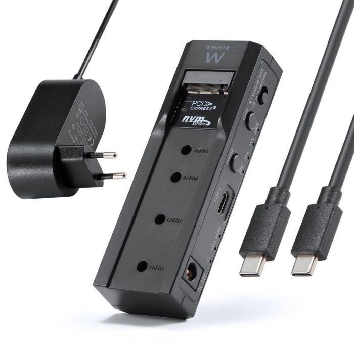 Ewent EW7065 Carcasa Externa USB 3.2 Gen 2 para Disco Duro/SSD 2.5/3.5" M.2 Negro - 10 Gbit/s con UASP 0 Ewent EW7065 Carcasa Externa USB 3.2 Gen 2 para Disco Duro/SSD 2.5/3.5" M.2 Negro - 10 Gbit/s con UASP 0