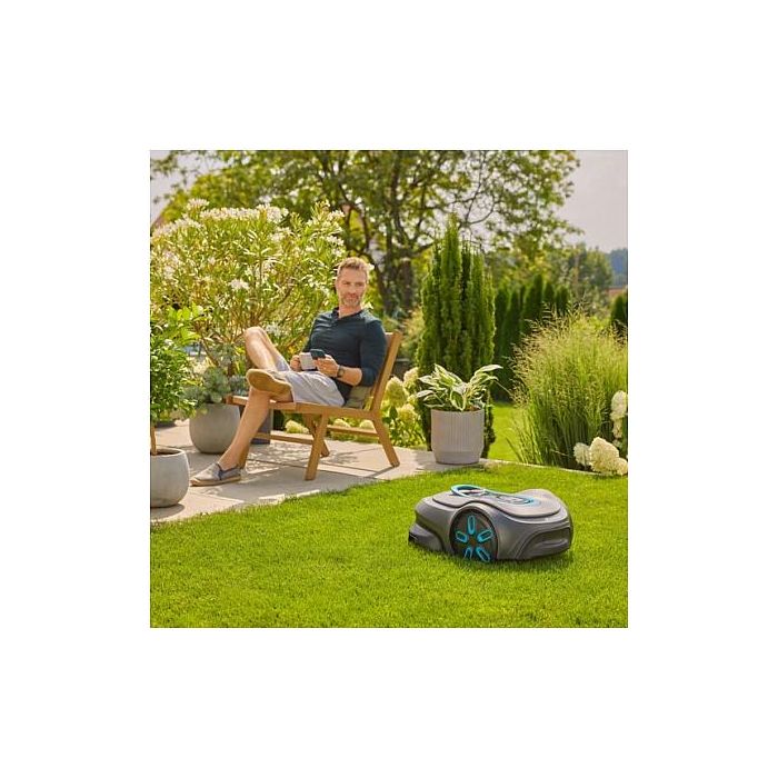 Gardena Robot Cortacésped smart SILENO pro 600 m², Sistema LONA, Corte 16 cm, Altura 2.5-4.5 cm, Batería 5 Gardena Robot Cortacésped smart SILENO pro 600 m², Sistema LONA, Corte 16 cm, Altura 2.5-4.5 cm, Batería 5