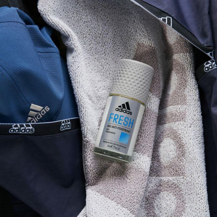 Adidas FRESH ANTI-PERSPIRANT 48H Desodorante Roll-on para Hombre, protección duradera contra sudor y mal olor, 50 ml 1 Adidas FRESH ANTI-PERSPIRANT 48H Desodorante Roll-on para Hombre, protección duradera contra sudor y mal olor, 50 ml 1