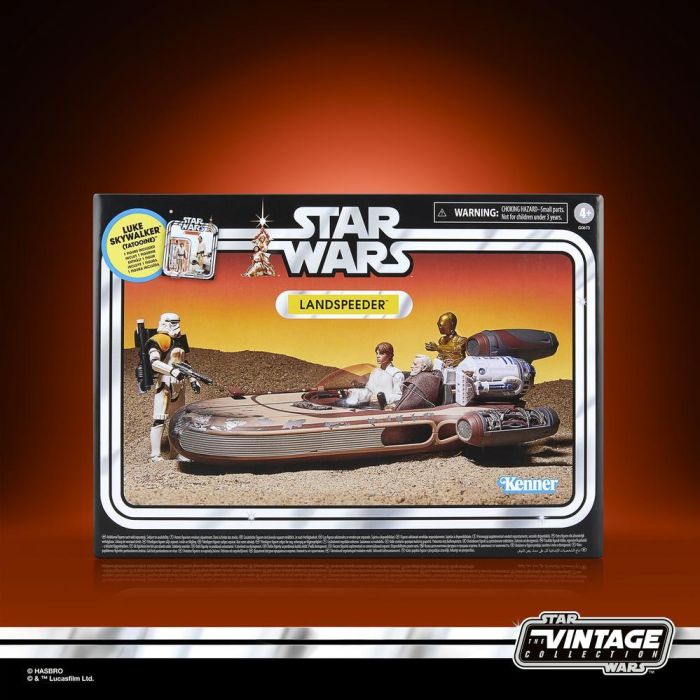 HASBRO Star Wars Figura Luke Skywalker 9.5cm + Landspeeder con Sable de Luz y 7 Accesorios 0 HASBRO Star Wars Figura Luke Skywalker 9.5cm + Landspeeder con Sable de Luz y 7 Accesorios 0