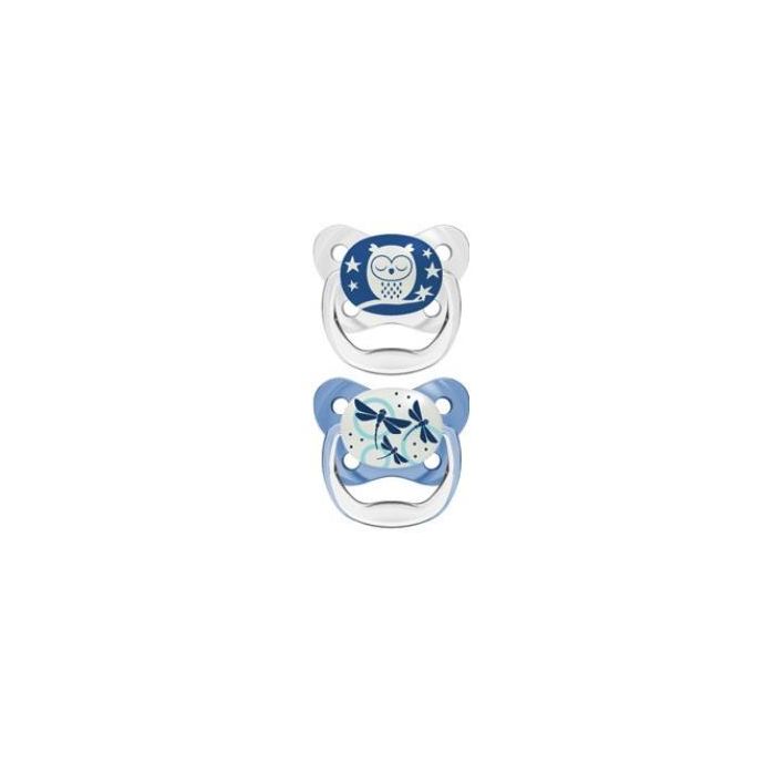 Dr. Brown's Chupete Advantage Nocturno Silicona Anatómico Talla 1 para Bebés 0-6 Meses, Duplo 2 Unidades