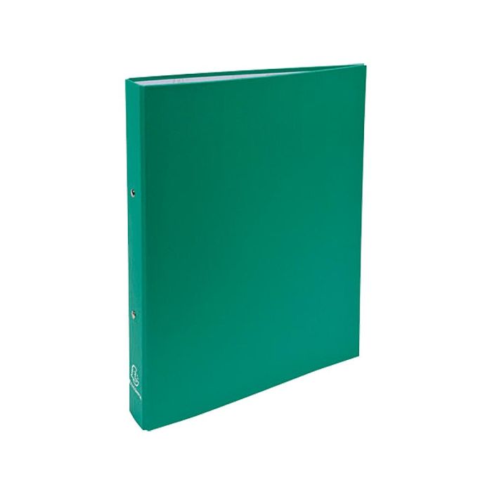 Carpeta De 2 Anillas 30 mm Redondas Exacompta Din A4 Carton Forrado Verde Oscuro 1