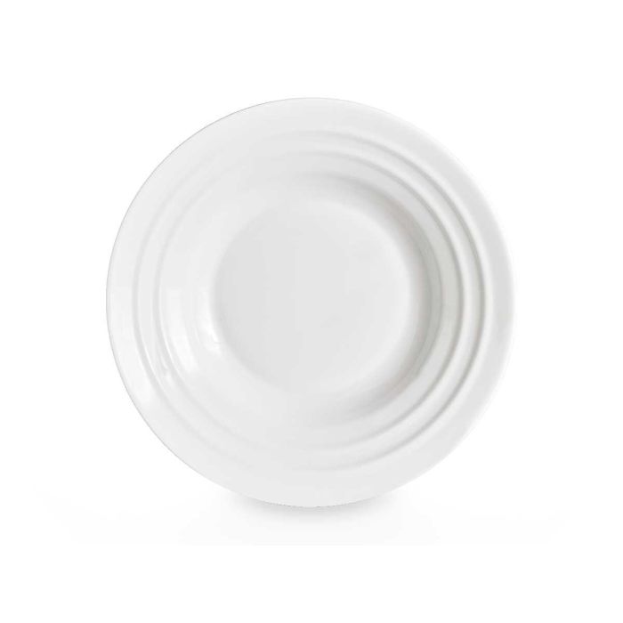 Plato Hondo Ondas Opal 22 cm Vivalto - Blanco, apto lavavajillas y microondas (24 Unidades) 2 Plato Hondo Ondas Opal 22 cm Vivalto - Blanco, apto lavavajillas y microondas (24 Unidades) 2