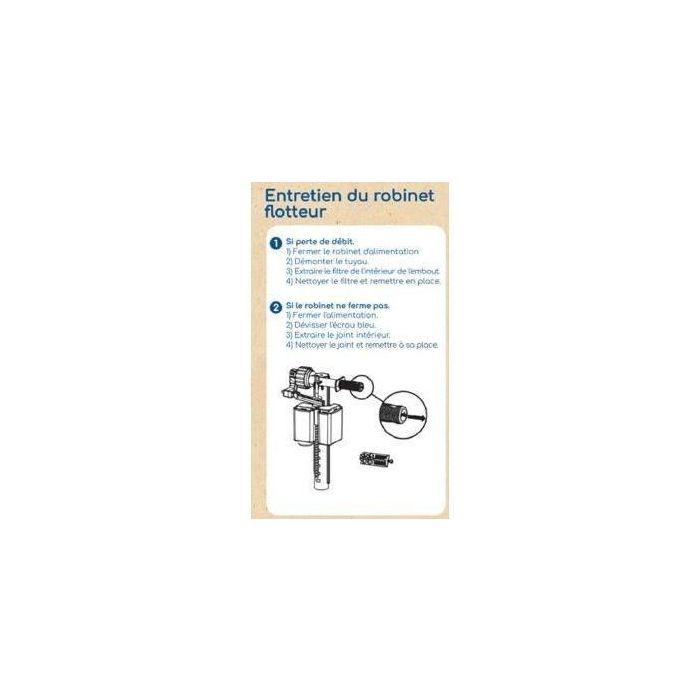 Rousseau AAAAX63332 Kit Cisterna Inodoro Extraíble – Certificado NF – Silencioso – Antisifonaje – Ajustable 4