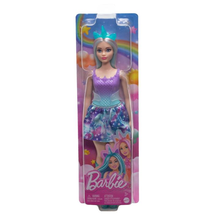 Muñeca Barbie Unicornio Pelo De Colores Hrr15 Mattel 1