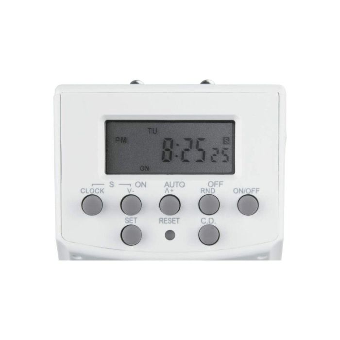 Enchufe con programador digital Hama Mini 230 V 16 A 1