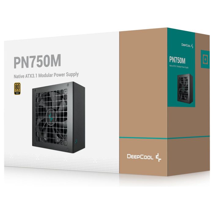 Deepcool PN750-M Fuente de Alimentación ATX 750W 80 PLUS Gold Totalmente Modular para PC 8