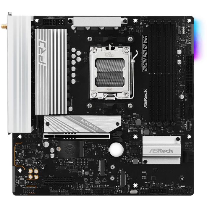 Placa Base ASRock B850M Pro RS WiFi Intel Wi-Fi 6 AMD AM5 2