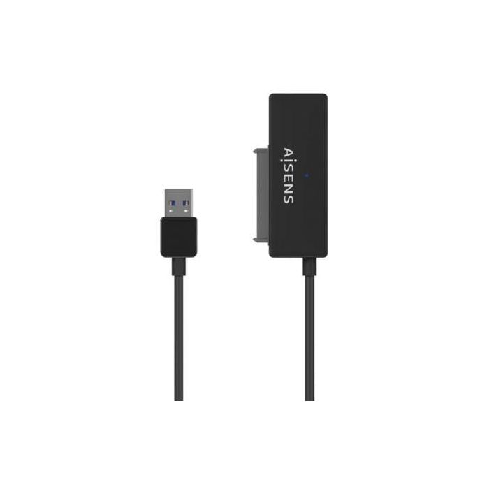 AISENS - ADAPTADOR SATA A USB-A USB 3.0/USB3.1 GEN1 PARA DISCOS DUROS 2.5 Y 3.5 CON ALIMENTADOR, NEG 2
