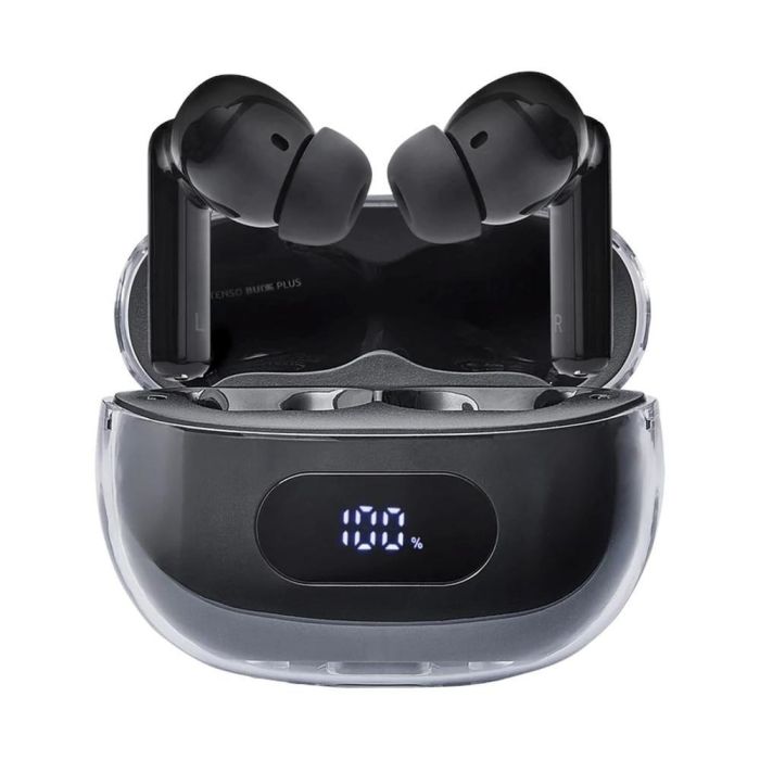 Intenso Buds Plus TWS Auriculares Bluetooth ANC+ENC, Negro, Modelo 3720312, Hasta 25h Autonomía, Bluetooth 5.4 Intenso Buds Plus TWS Auriculares Bluetooth ANC+ENC, Negro, Modelo 3720312, Hasta 25h Autonomía, Bluetooth 5.4