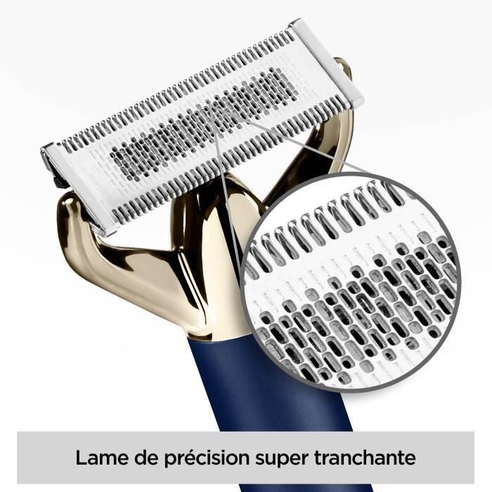 Recortadora y afeitadora de barba - BABYLISS - X-Blade Super-X Metal - Sin cable - 45 min de duración de la batería - 4 peines - Edición dorada y azul marino 5 Recortadora y afeitadora de barba - BABYLISS - X-Blade Super-X Metal - Sin cable - 45 min de duración de la batería - 4 peines - Edición dorada y azul marino 5