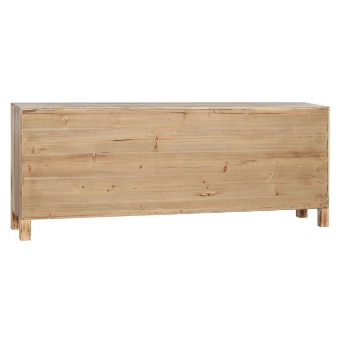 Mueble de TV Home ESPRIT Negro Natural Abeto Madera MDF 130 x 24 x 51 cm 8