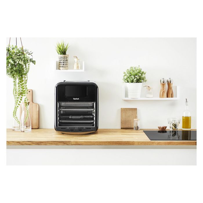 Tefal Easy Fry FW5018 Freidora de Aire Caliente Horno y Grill, 11L, 8 Programas, 2000W, 1.7kg Capacidad, Termostato 45-200°C, Negro 4 Tefal Easy Fry FW5018 Freidora de Aire Caliente Horno y Grill, 11L, 8 Programas, 2000W, 1.7kg Capacidad, Termostato 45-200°C, Negro 4