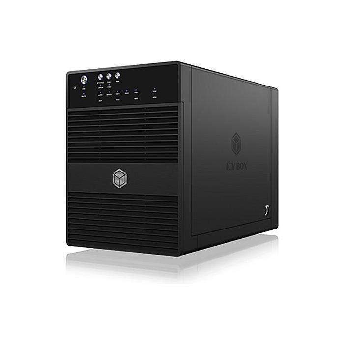 ICY BOX Carcasa Externa para 4 Discos Duros de 3.5" SATA con USB 3.0 y eSATA, Función JBOD, Color Negro 0 ICY BOX Carcasa Externa para 4 Discos Duros de 3.5" SATA con USB 3.0 y eSATA, Función JBOD, Color Negro 0