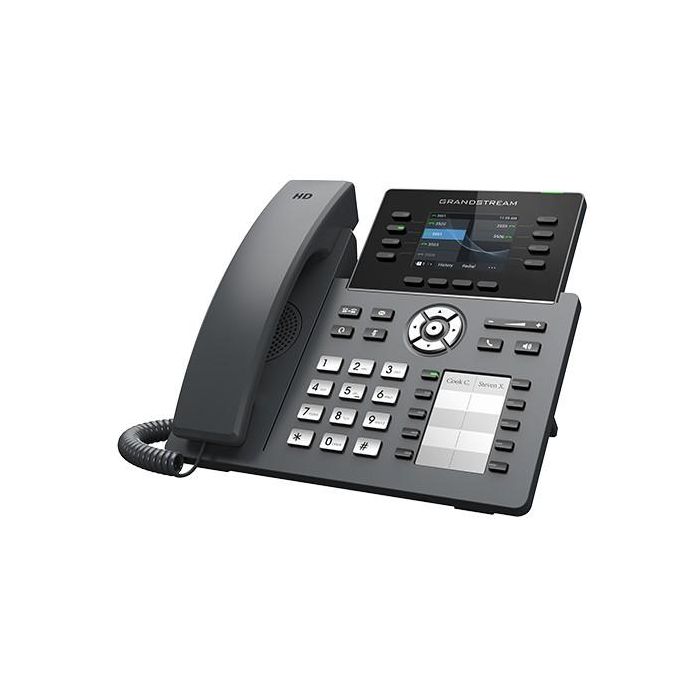Grandstream GRP-2634 Teléfono IP Profesional 8 Líneas WiFi Gigabit Ethernet PoE Negro para Oficina 1