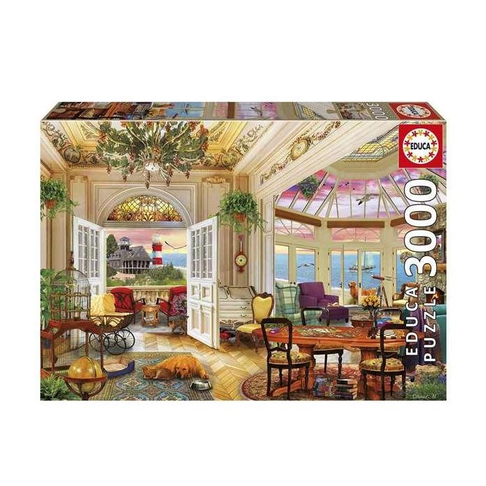 Puzzle 3000 piezas vida en la costa Puzzle 3000 piezas vida en la costa