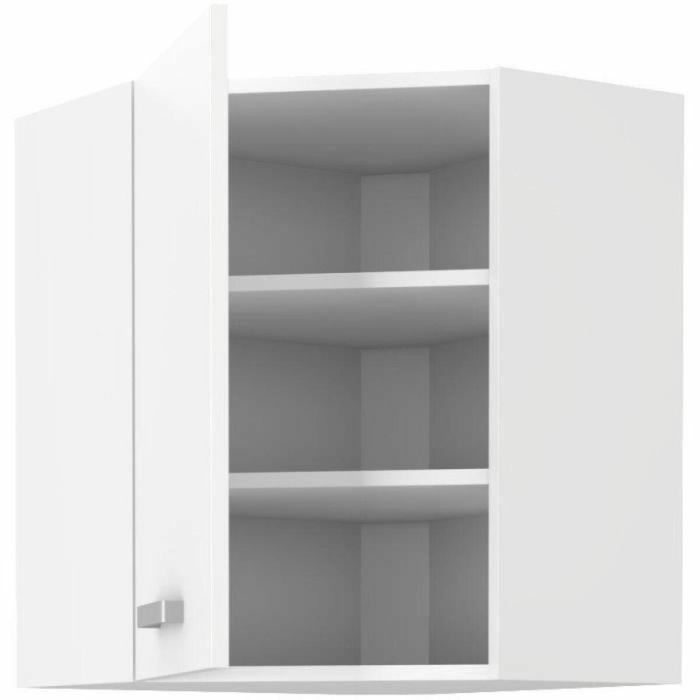 Atlas ATLAS58 Mueble esquinero alto, Decoración blanca, L58x58cm 4 Atlas ATLAS58 Mueble esquinero alto, Decoración blanca, L58x58cm 4