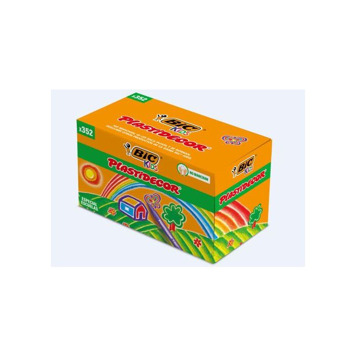 Plastidecor Ceras Kids Especial Escuelas 16 Colores Surtidos Caja 352 Ud - Ideal para colegios y guarderías 1 Plastidecor Ceras Kids Especial Escuelas 16 Colores Surtidos Caja 352 Ud - Ideal para colegios y guarderías 1