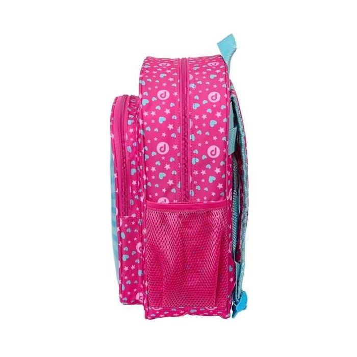 Mochila Escolar Pinypon Azul Rosa 26 x 34 x 11 cm