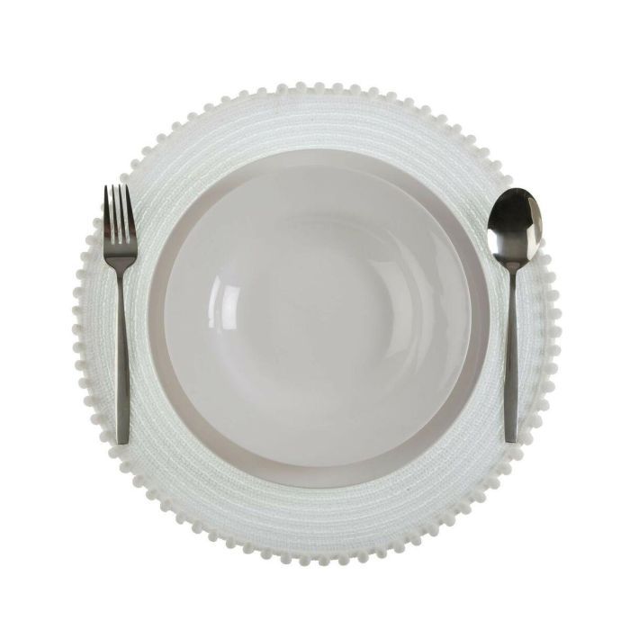 Salvamantel Blanco Versa 38x38 cm - Poliéster (6 Unidades) 1 Salvamantel Blanco Versa 38x38 cm - Poliéster (6 Unidades) 1