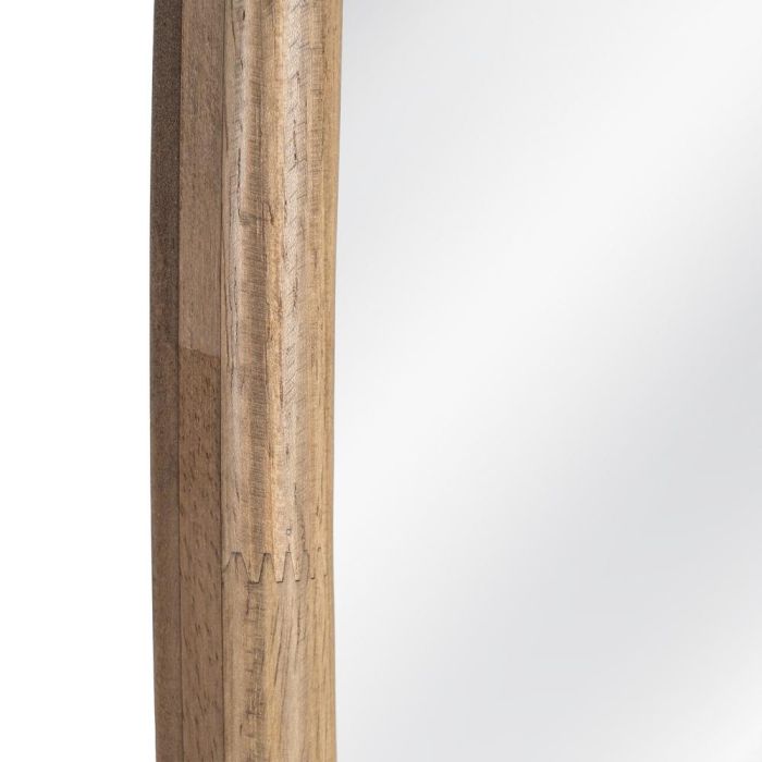 Espejo Natural Madera Decoración 57 X 3 X 130 cm