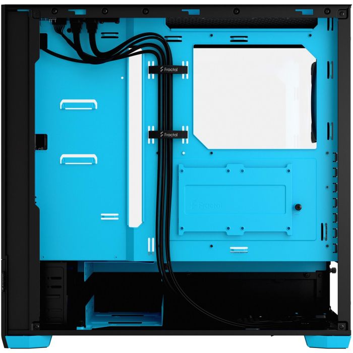 Fractal Design Pop Air RGB Cyan Core TG Clear Tint - Torre PC ATX/Micro ATX/Mini-ITX, Cristal Templado, Iluminación Multi 6