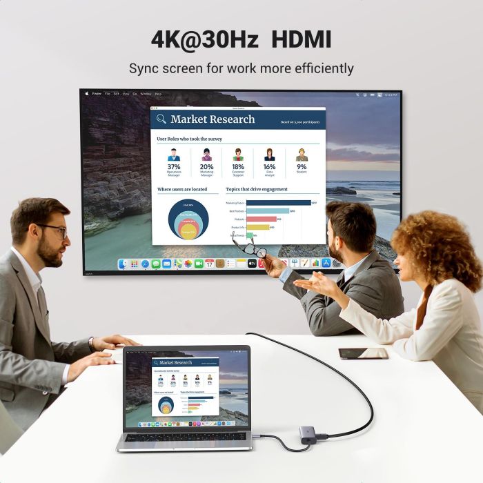 UGREEN USB-C to 2*USB3.0+HDMI+RJ 45+SD&TF +PD port Hub 2 UGREEN USB-C to 2*USB3.0+HDMI+RJ 45+SD&TF +PD port Hub 2