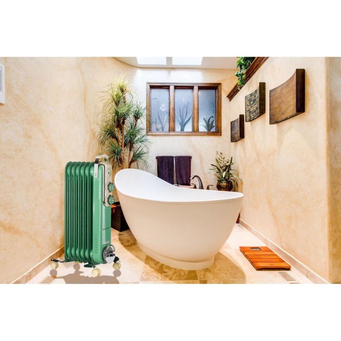 Radiador de Aceite (7 cuerpos) Ariete 837/04 Verde 1500 W 1