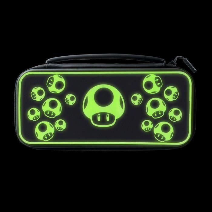 PDP PDP0708056070076 Estuche de Transporte 1 UP Glow In The Dark para Nintendo Switch Negro 3