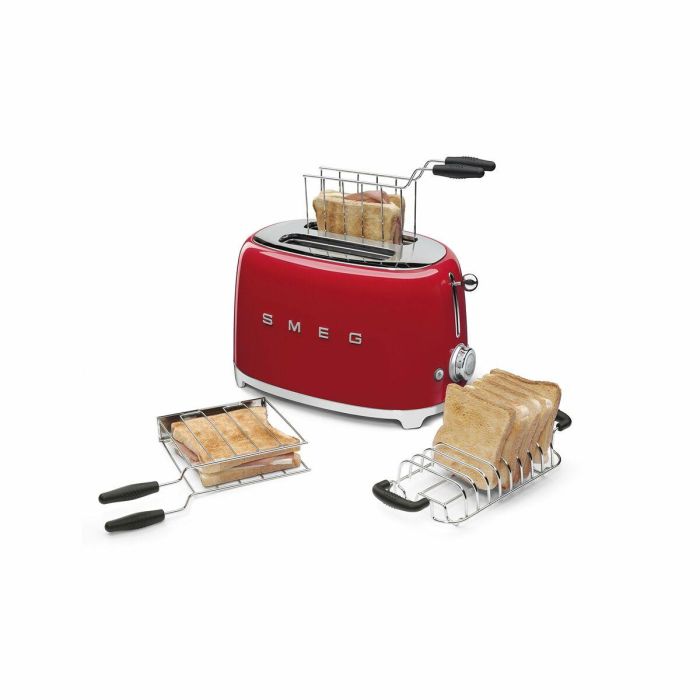 Tostadora Smeg TSF01RDEU 950W 950 W Rojo 1
