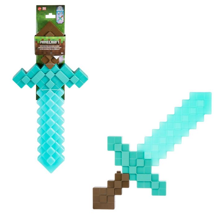 Espada Encantada Minecraft Hnm78 Mattel