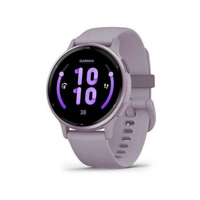 Reloj GPS conectado - GARMIN - Vivoactive 5 - WiFi - 30,4 mm (1.2) - Orquídea Metalizada con correa Morada 2 Reloj GPS conectado - GARMIN - Vivoactive 5 - WiFi - 30,4 mm (1.2) - Orquídea Metalizada con correa Morada 2