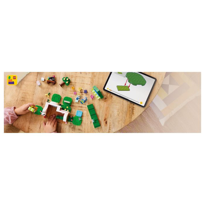 LEGO Animal Crossing Tienda Ropa Hermanas Manitas 77055 Set de Construcción para Niños y Niñas +6 Años con Minifiguras de Pili y Ariel
