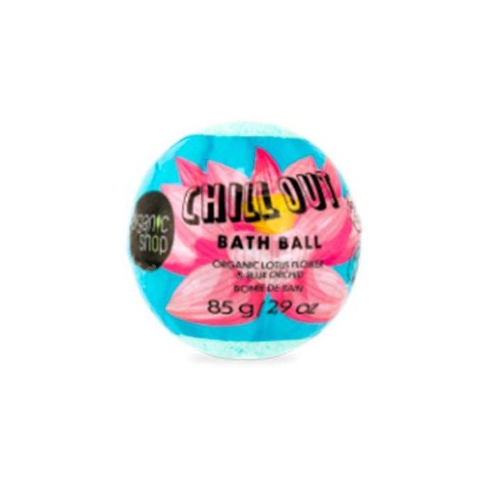 Bomba De Baño De Flor De Loto Y Orquidea Azul Organicas«Chill Out», 85 G Bomba De Baño De Flor De Loto Y Orquidea Azul Organicas«Chill Out», 85 G