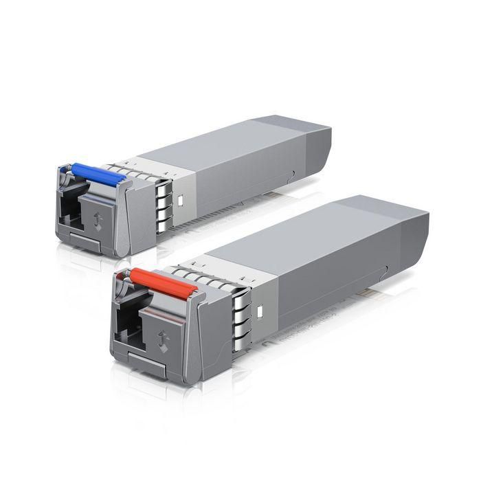 Ubiquiti UACC-OM-SM-10G-S-2 Transceptor Fibra Óptica 10000 Mbit/s LC SFP Paquete 2 Unidades 1 Ubiquiti UACC-OM-SM-10G-S-2 Transceptor Fibra Óptica 10000 Mbit/s LC SFP Paquete 2 Unidades 1