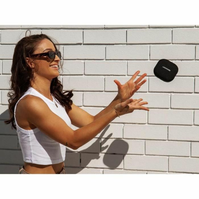 Sharp GX-BT60BK Altavoz Portátil Bluetooth 5.0, 6W RMS, IP67 Resistente Agua y Polvo, 13h Batería 4