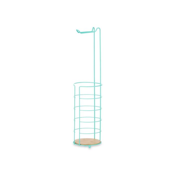 Portarrollo Metal Bambu Deposito Menta Berilo 16X63CM (4 Unidades) 1 Portarrollo Metal Bambu Deposito Menta Berilo 16X63CM (4 Unidades) 1