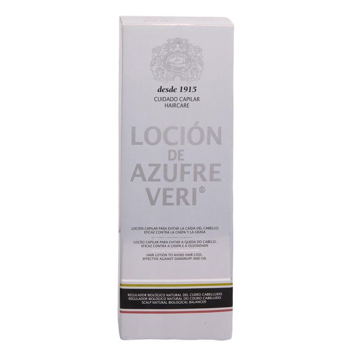 Azufre Veri Loción Anticaída Tratamiento Anticaída Cabello Graso y Caspa 750 ml